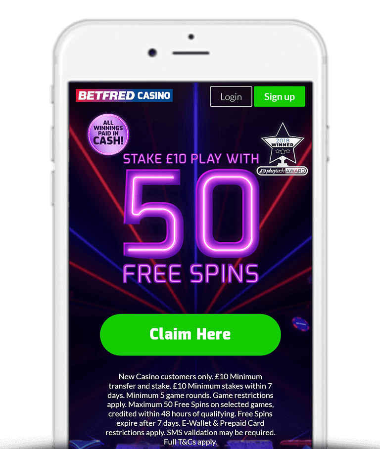 What Is The Betfred Casino Bonus Offer?