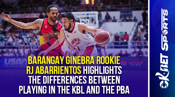 Barangay Ginebra Rookie RJ Abarrientos